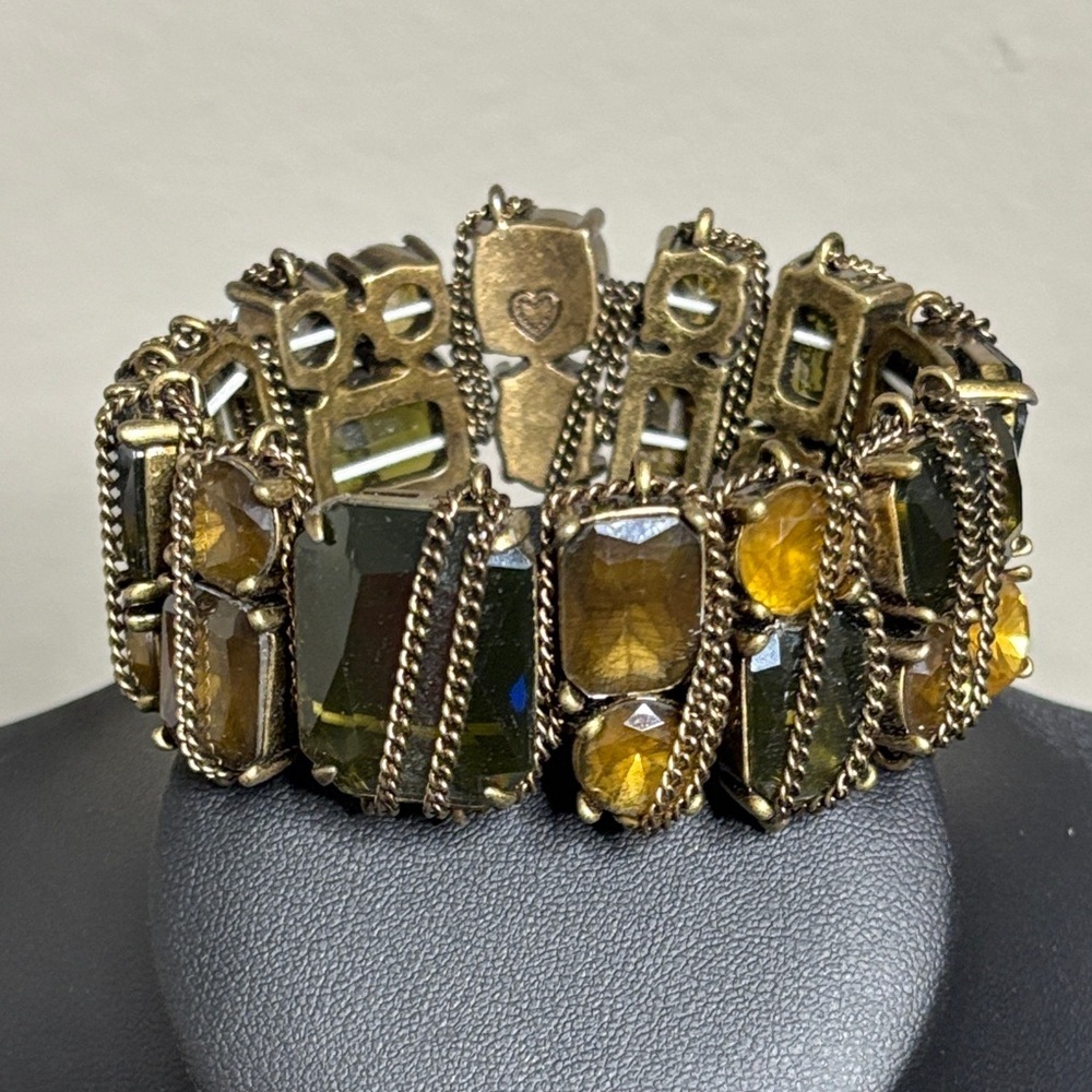Stella & Dot Retired After The Rain 2011 Semi Precious Faceted Stone Bracelet - Picture 1 of 7